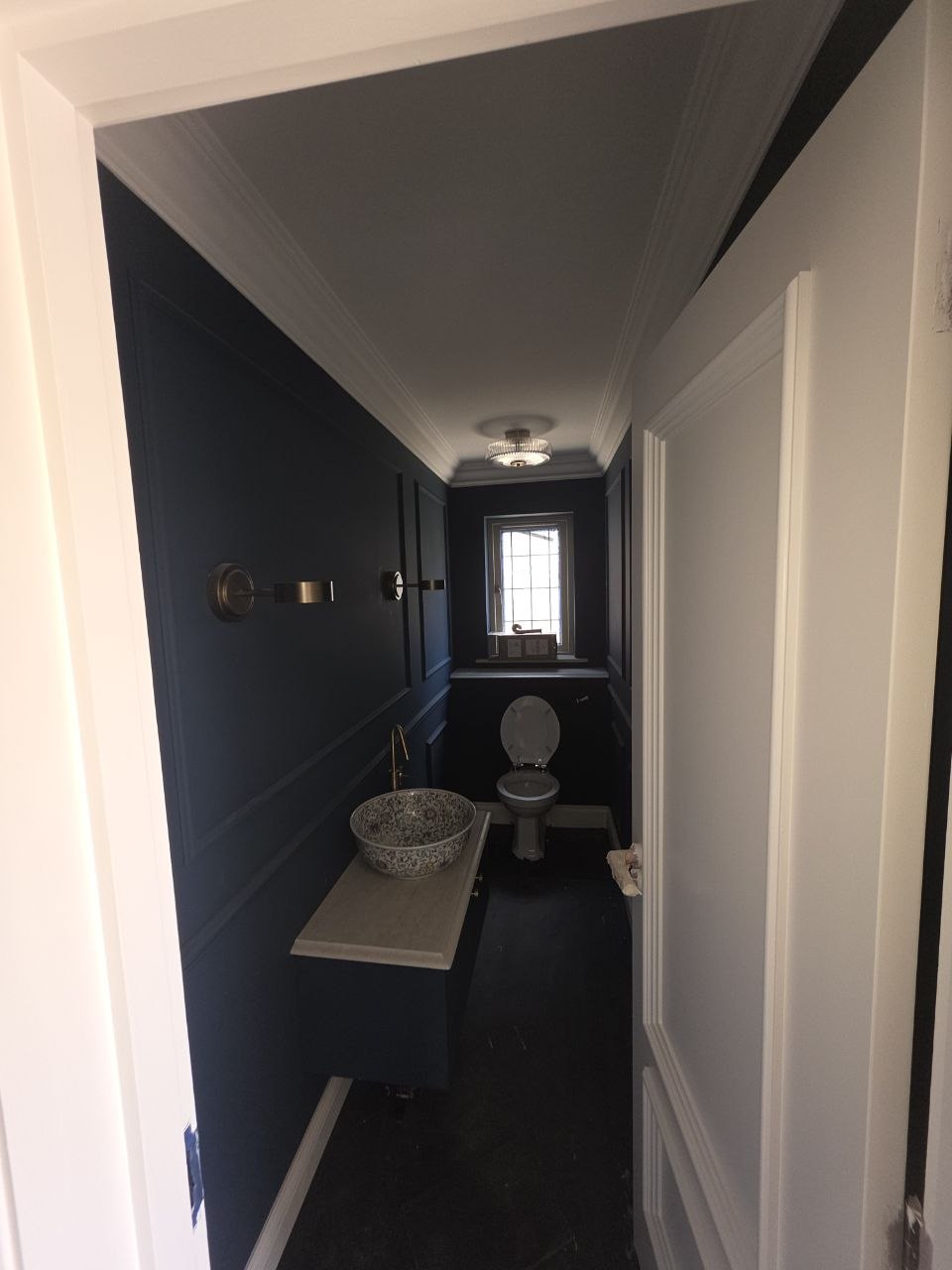 Navy Cloakroom